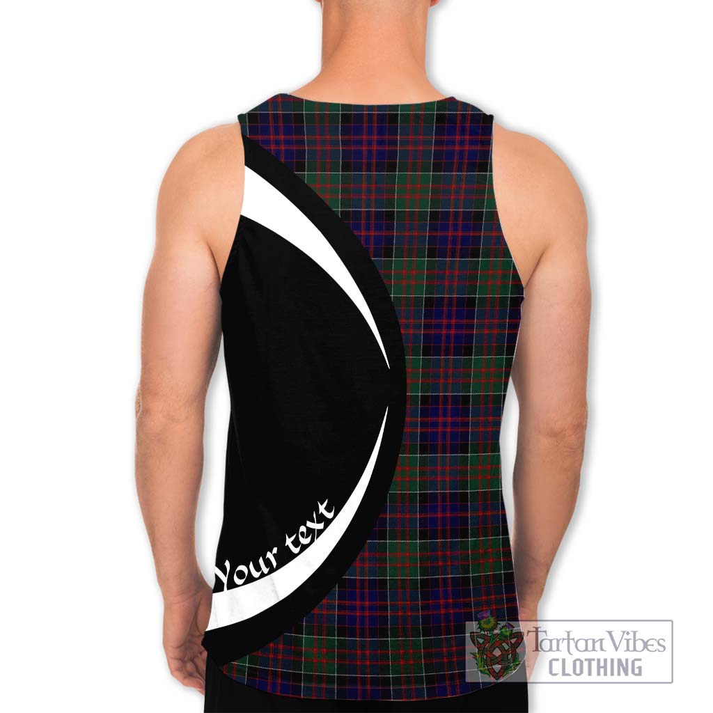 MacDonald (McDonald) of Clanranald Tartan Men's Tank Top with Family Crest Circle Style - Tartan Vibes Clothing