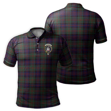 MacDonald (McDonald) of Clanranald Tartan Men's Polo Shirt with Family Crest