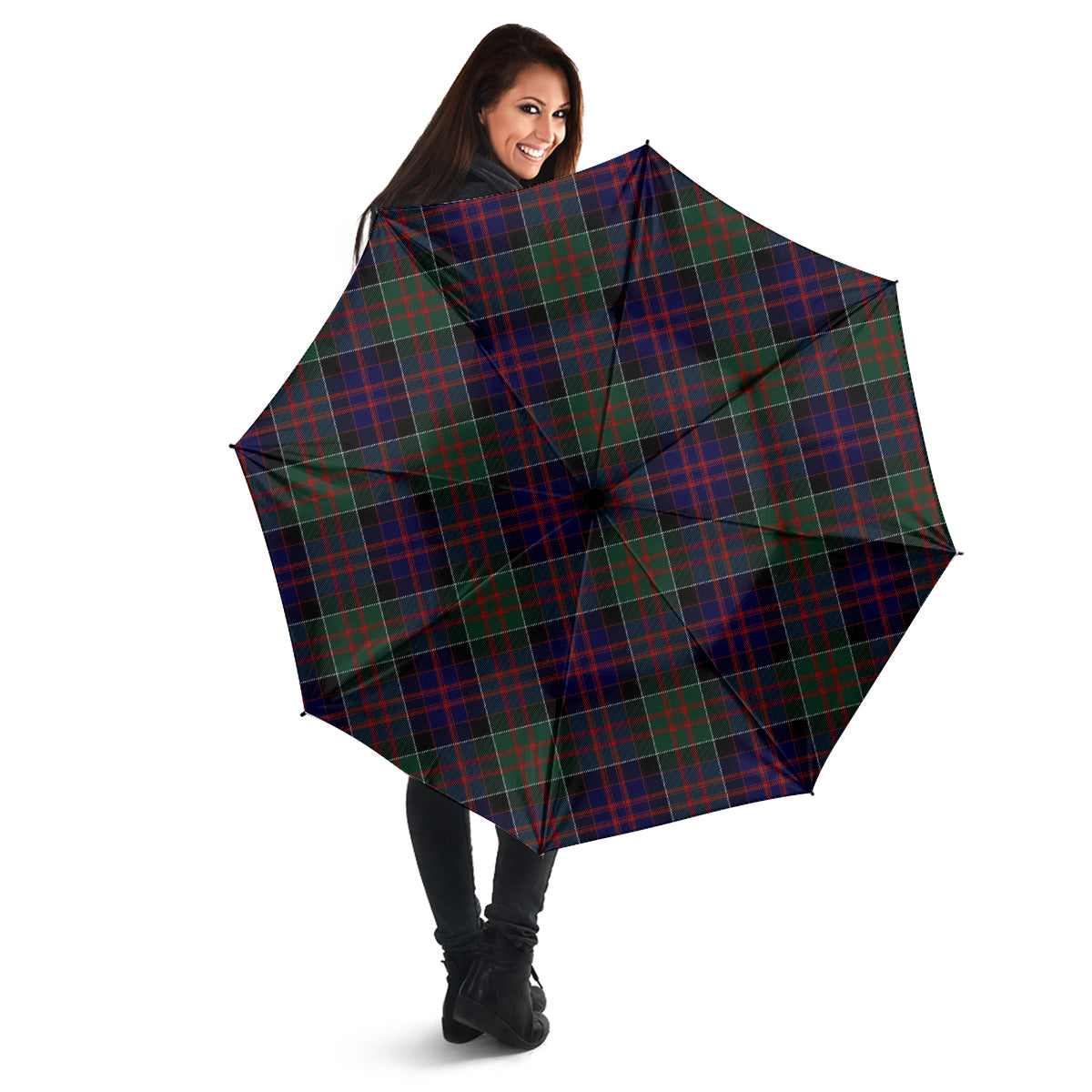 MacDonald of Clan Ranald Tartan Umbrella - Tartanvibesclothing