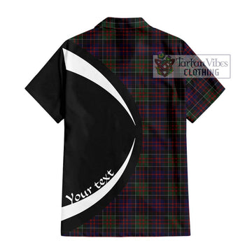 MacDonald (McDonald) of Clanranald Tartan Hawaiian Shirt with Family Crest Circle Style