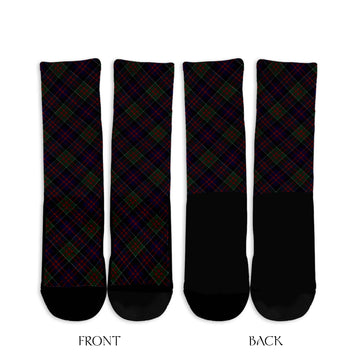 MacDonald (McDonald) of Clanranald Tartan Crew Socks Cross Style