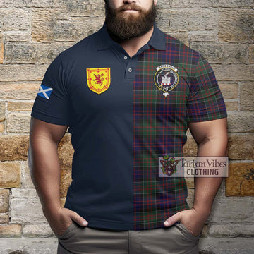 MacDonald (McDonald) of Clanranald Tartan Polo Shirt Alba with Scottish Lion Royal Arm Half Style
