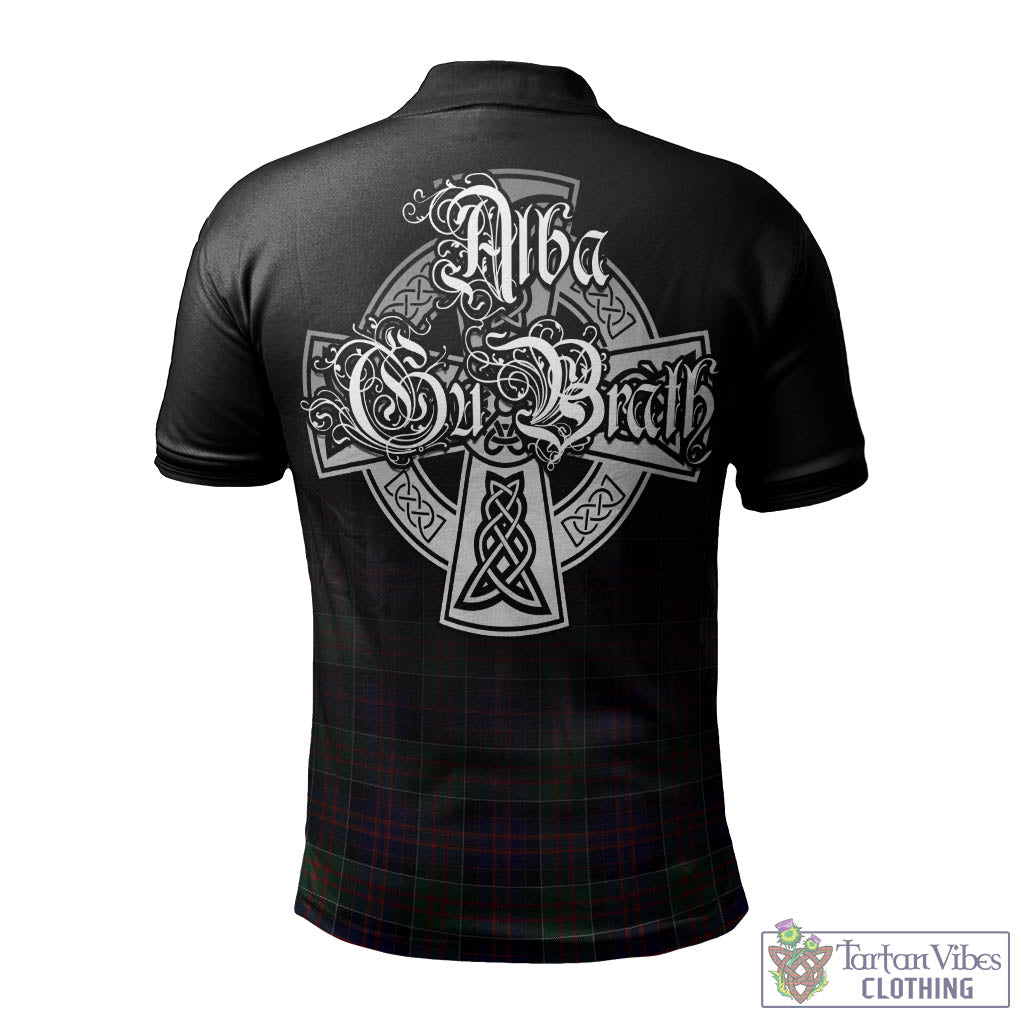 Tartan Vibes Clothing MacDonald of Clan Ranald Tartan Polo Shirt Featuring Alba Gu Brath Family Crest Celtic Inspired