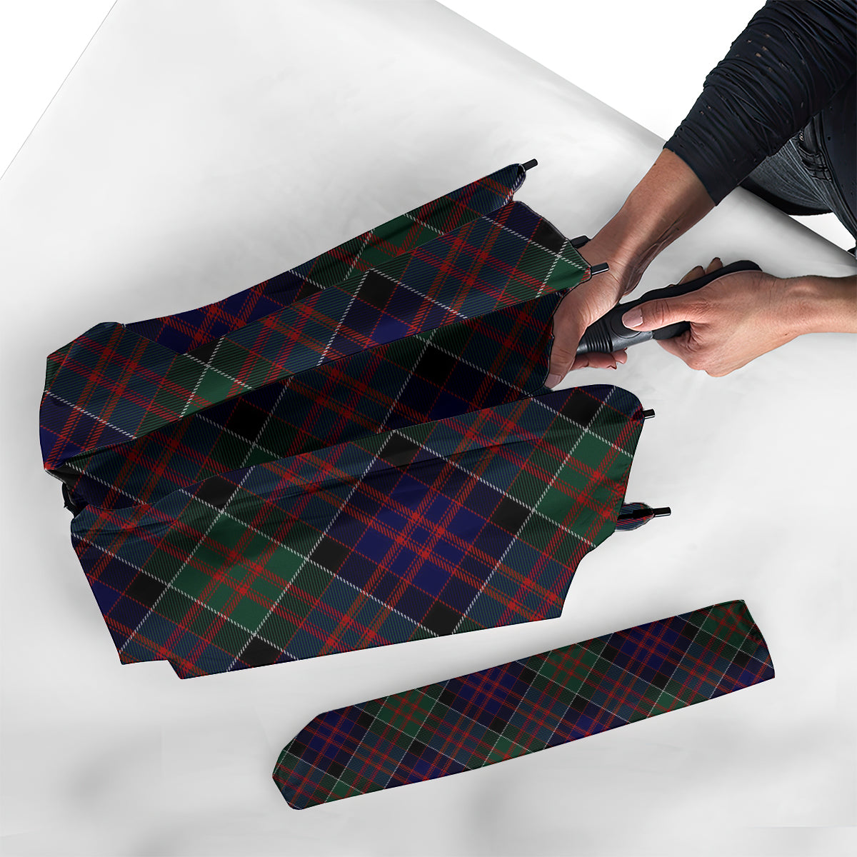 MacDonald of Clan Ranald Tartan Umbrella - Tartanvibesclothing