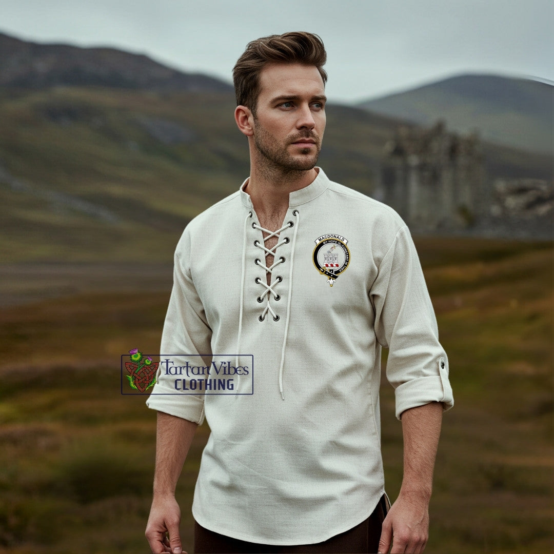 MacDonald (McDonald) of Clanranald Clan Crest Ghillie Kilt Shirt