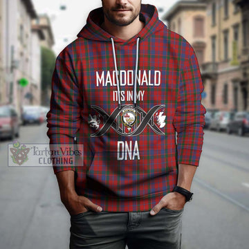 MacDonald of Glenaladale Tartan Hoodie with Family Crest DNA In Me Style