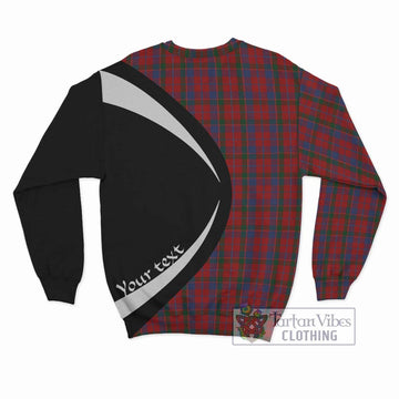 MacDonald of Glenaladale Tartan Sweatshirt with Family Crest Circle Style - Tartan Vibes Clothing