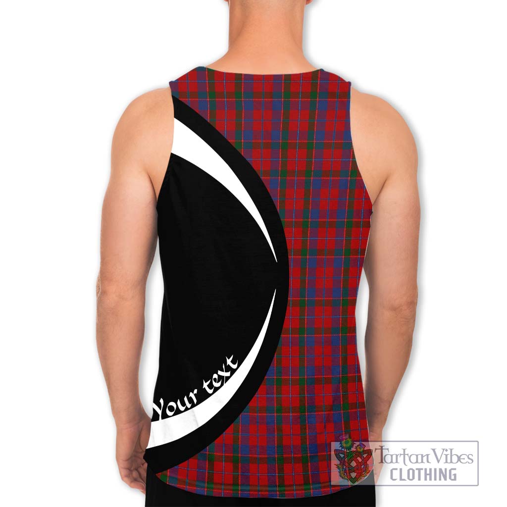 MacDonald of Glenaladale Tartan Men's Tank Top with Family Crest Circle Style - Tartan Vibes Clothing
