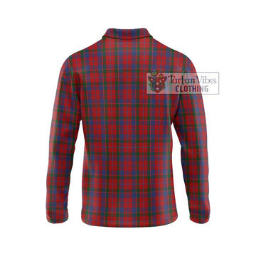 MacDonald of Glenaladale Tartan Long Sleeve Polo Shirt with Family Crest DNA In Me Style - Tartan Vibes Clothing