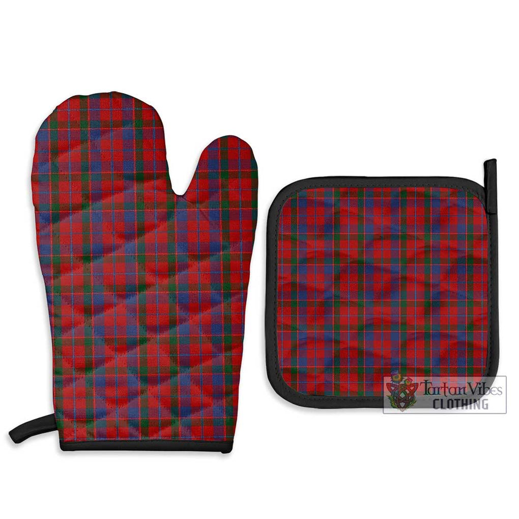 MacDonald of Glenaladale Tartan Combo Oven Mitt & Pot-Holder Combo 1 Oven Mitt & 2 Pot-Holder Black - Tartan Vibes Clothing