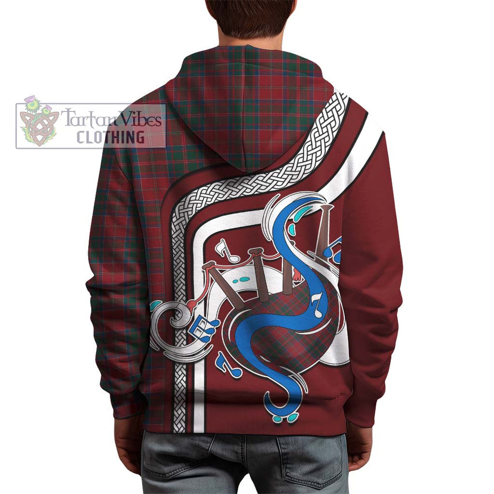 MacDonald (McDonald) of Glencoe Tartan Hoodie with Epic Bagpipe Style - Tartanvibesclothing Shop