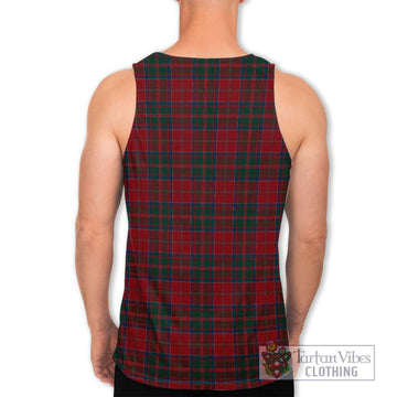 MacDonald (McDonald) of Glencoe Tartan Men's Tank Top with Family Crest DNA In Me Style - Tartanvibesclothing Shop