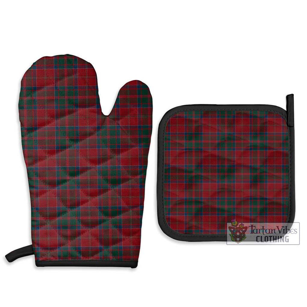 MacDonald (McDonald) of Glencoe Tartan Combo Oven Mitt & Pot-Holder Combo 1 Oven Mitt & 2 Pot-Holder Black - Tartan Vibes Clothing
