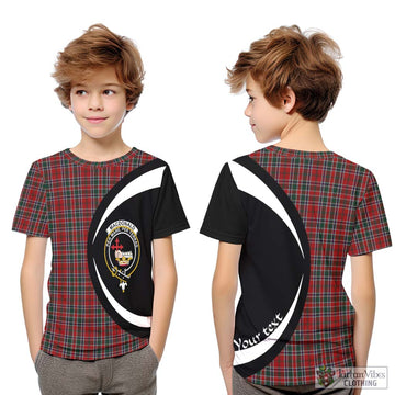 MacDonald of Lochmaddy Tartan Kid T-Shirt with Family Crest Circle Style Youth XL Size14 - Tartan Vibes Clothing