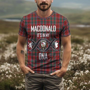 MacDonald of Lochmaddy Tartan T-Shirt with Family Crest DNA In Me Style Kid's Shirt - Tartan Vibes Clothing