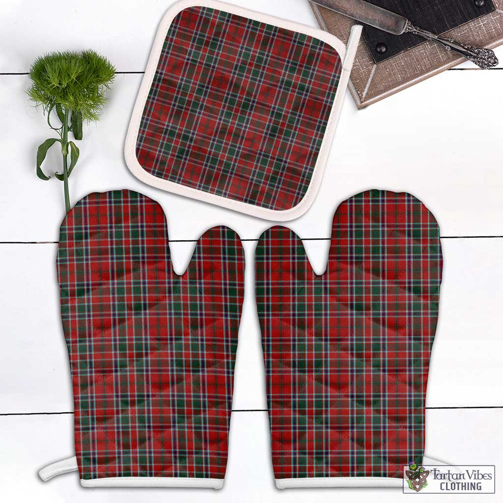 MacDonald of Lochmaddy Tartan Combo Oven Mitt & Pot-Holder Combo 1 Oven Mitt & 1 Pot-Holder White - Tartan Vibes Clothing