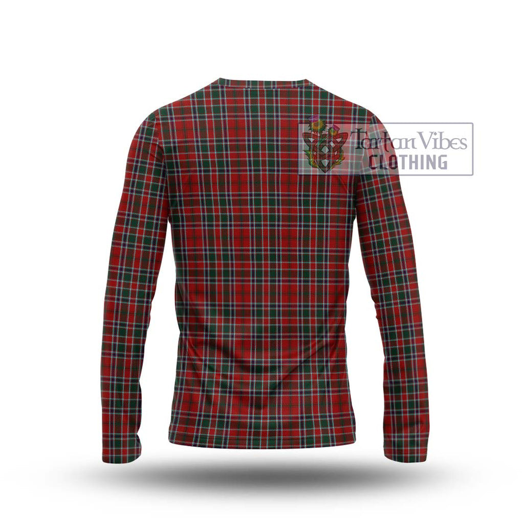 MacDonald of Lochmaddy Tartan Long Sleeve T-Shirt with Family Crest DNA In Me Style - Tartanvibesclothing Shop