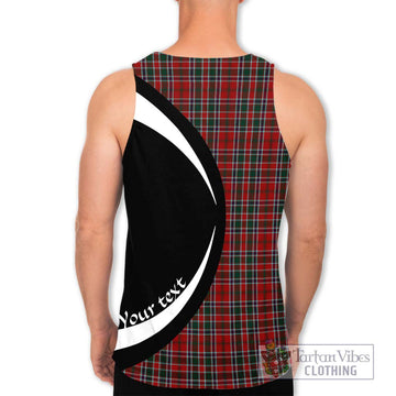 MacDonald of Lochmaddy Tartan Men's Tank Top with Family Crest Circle Style - Tartan Vibes Clothing