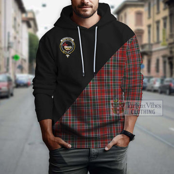 MacDonald of Lochmaddy Tartan Hoodie with Family Crest and Military Logo Style