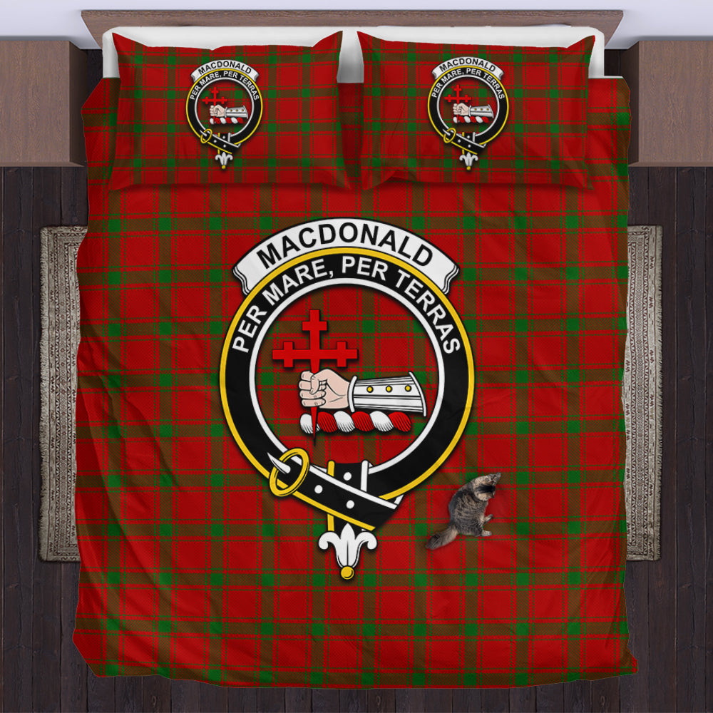 MacDonald (McDonald) of Sleat Tartan Bedding Set with Family Crest US Bedding Set - Tartan Vibes Clothing