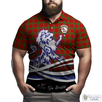 MacDonald (McDonald) of Sleat Tartan Polo Shirt with Alba Gu Brath Regal Lion Emblem Kid - Tartan Vibes Clothing