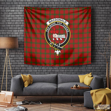 MacDonald (McDonald) of Sleat Tartan Tapestry Wall Hanging and Home Decor for Room with Family Crest