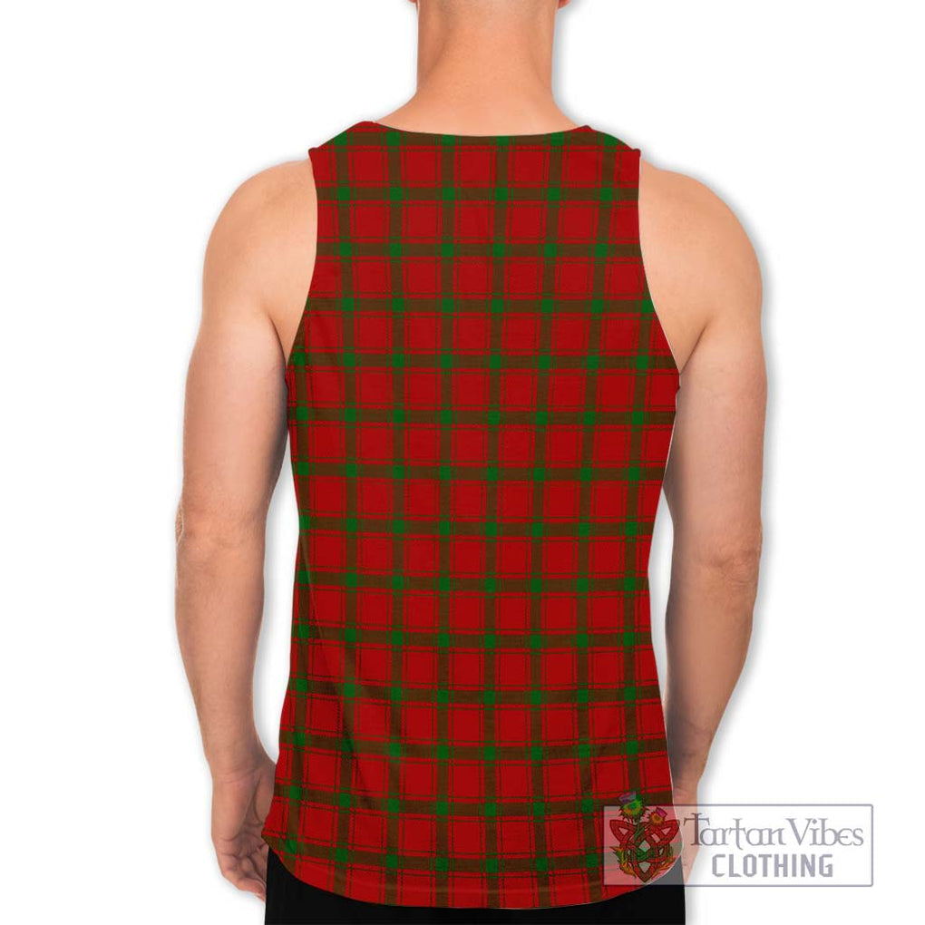 MacDonald (McDonald) of Sleat Tartan Men's Tank Top with Family Crest DNA In Me Style - Tartanvibesclothing Shop