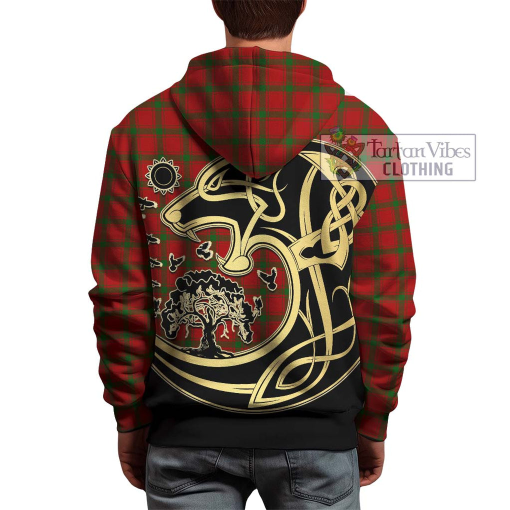 MacDonald (McDonald) of Sleat Tartan Hoodie with Family Crest Celtic Wolf Style - Tartan Vibes Clothing