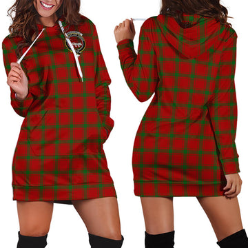 MacDonald (McDonald) of Sleat Tartan Hoodie Dress with Family Crest - Tartan Vibes Clothing