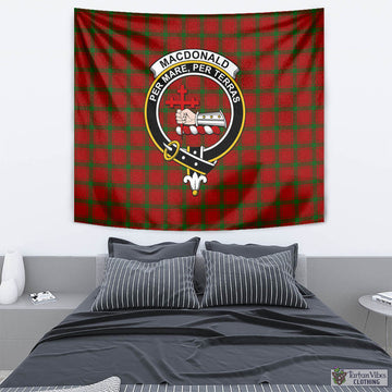 MacDonald (McDonald) of Sleat Tartan Tapestry Wall Hanging and Home Decor for Room with Family Crest