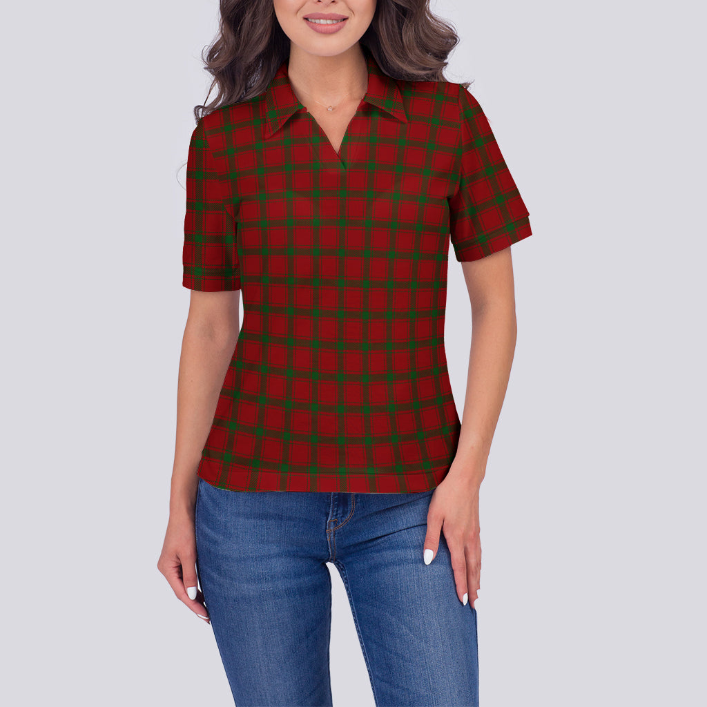 macdonald-of-sleat-tartan-polo-shirt-for-women