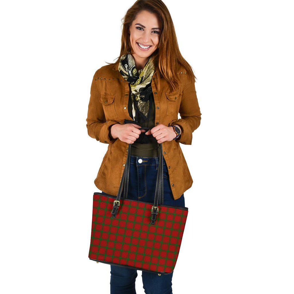 MacDonald (McDonald) of Sleat Tartan Leather Tote Bag - Tartan Vibes Clothing
