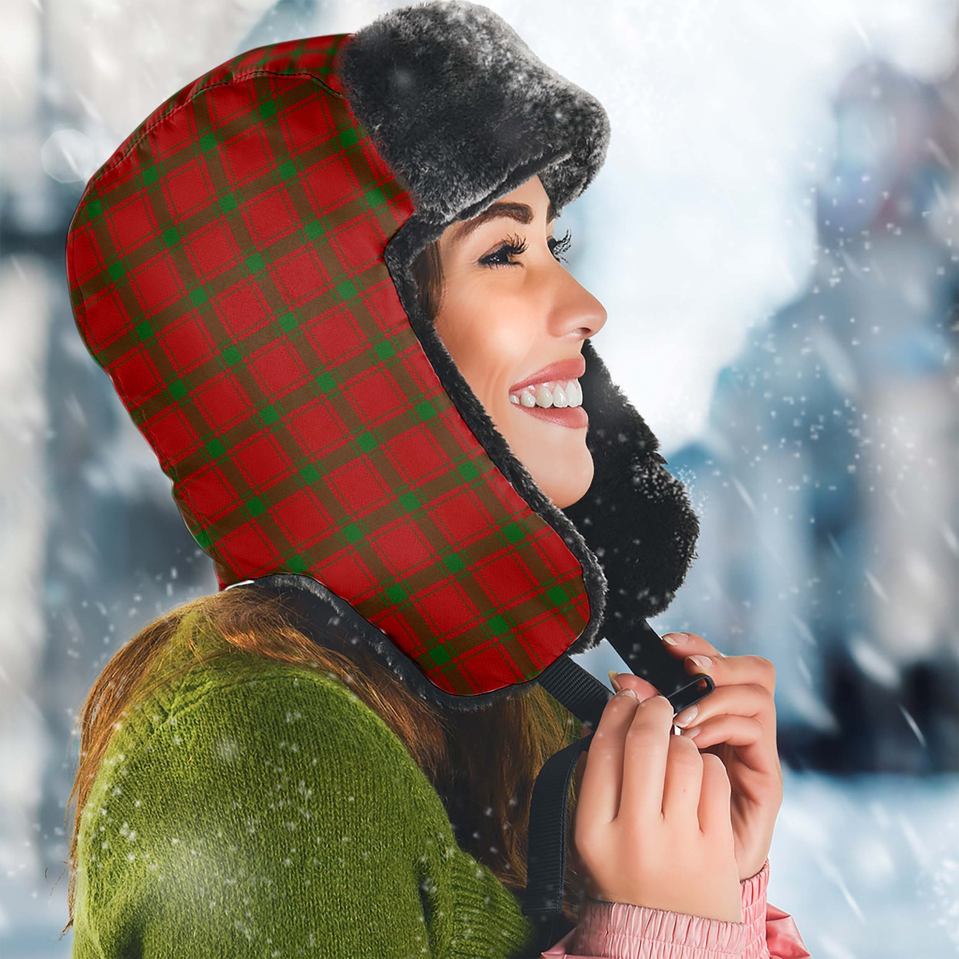 MacDonald (McDonald) of Sleat Tartan Winter Trapper Hat - Tartan Vibes Clothing