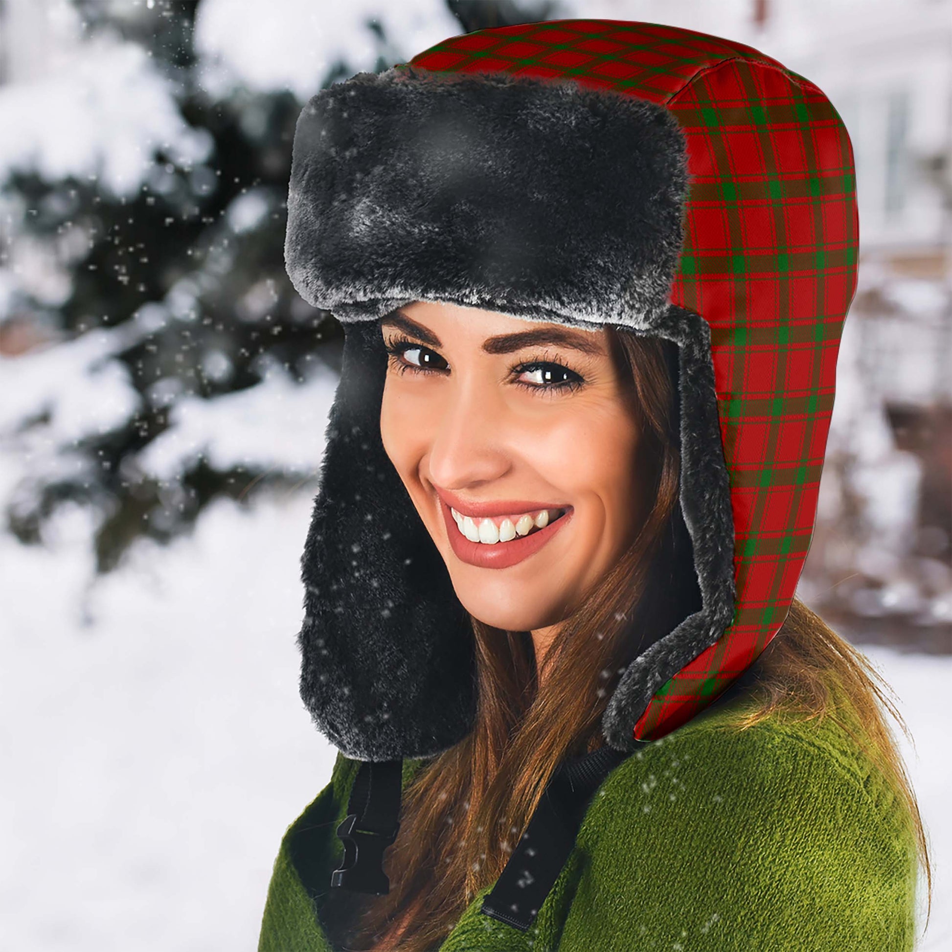MacDonald (McDonald) of Sleat Tartan Winter Trapper Hat - Tartan Vibes Clothing