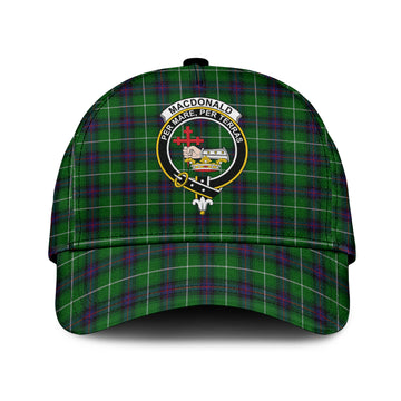 MacDonald of The Isles Tartan Classic Cap with Family Crest