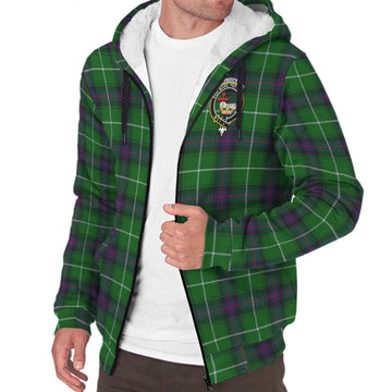 MacDonald of The Isles Tartan Sherpa Hoodie with Family Crest