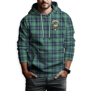 MacDonald of the Isles Hunting Ancient Tartan Hoodie with Family Crest