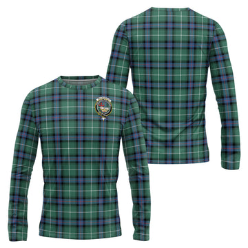 MacDonald of the Isles Hunting Ancient Tartan Long Sleeve T-Shirt with Family Crest
