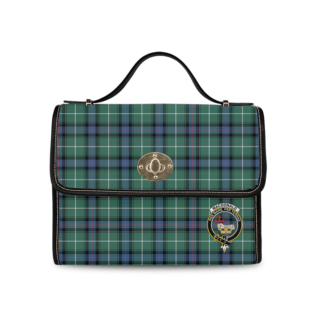 macdonald-of-the-isles-hunting-ancient-tartan-leather-strap-waterproof-canvas-bag-with-family-crest