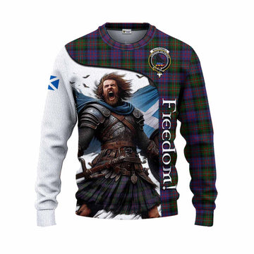 MacDonell (McDonell) Crest Tartan Knitted Sweater Inspired by the Freedom of Scottish Warrior Unisex - Tartan Vibes Clothing