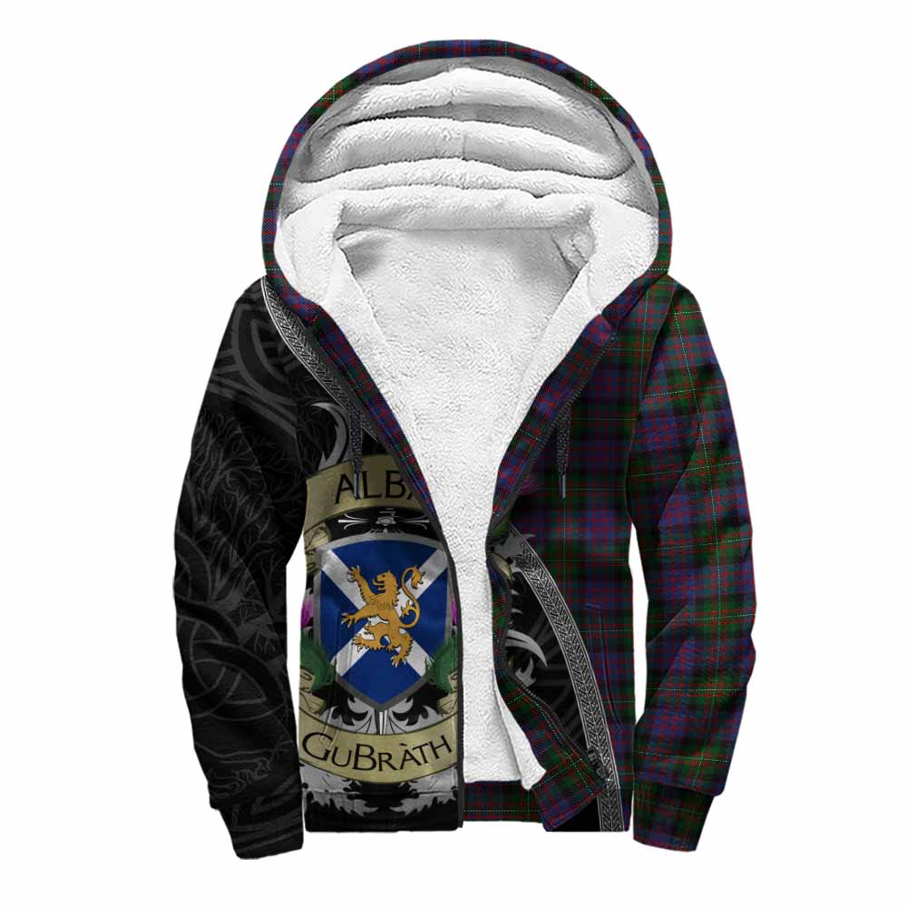 MacDonell (McDonell) Tartan Family Crest Sherpa Hoodie Lion Rampant Royal Thistle Shield Celtic Inspired Unisex S - Tartan Vibes Clothing