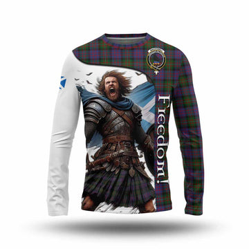 MacDonell (McDonell) Crest Tartan Long Sleeve T-Shirt Inspired by the Freedom of Scottish Warrior Unisex - Tartan Vibes Clothing