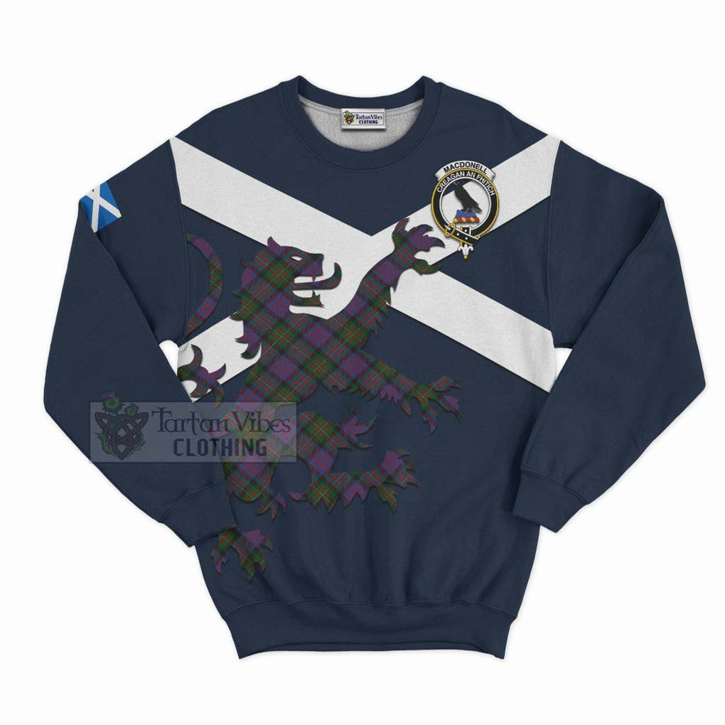 MacDonell (McDonell) Tartan Lion Rampant Sweatshirt Proudly Display Your Heritage with Alba Gu Brath and Clan Name Unisex - Tartan Vibes Clothing