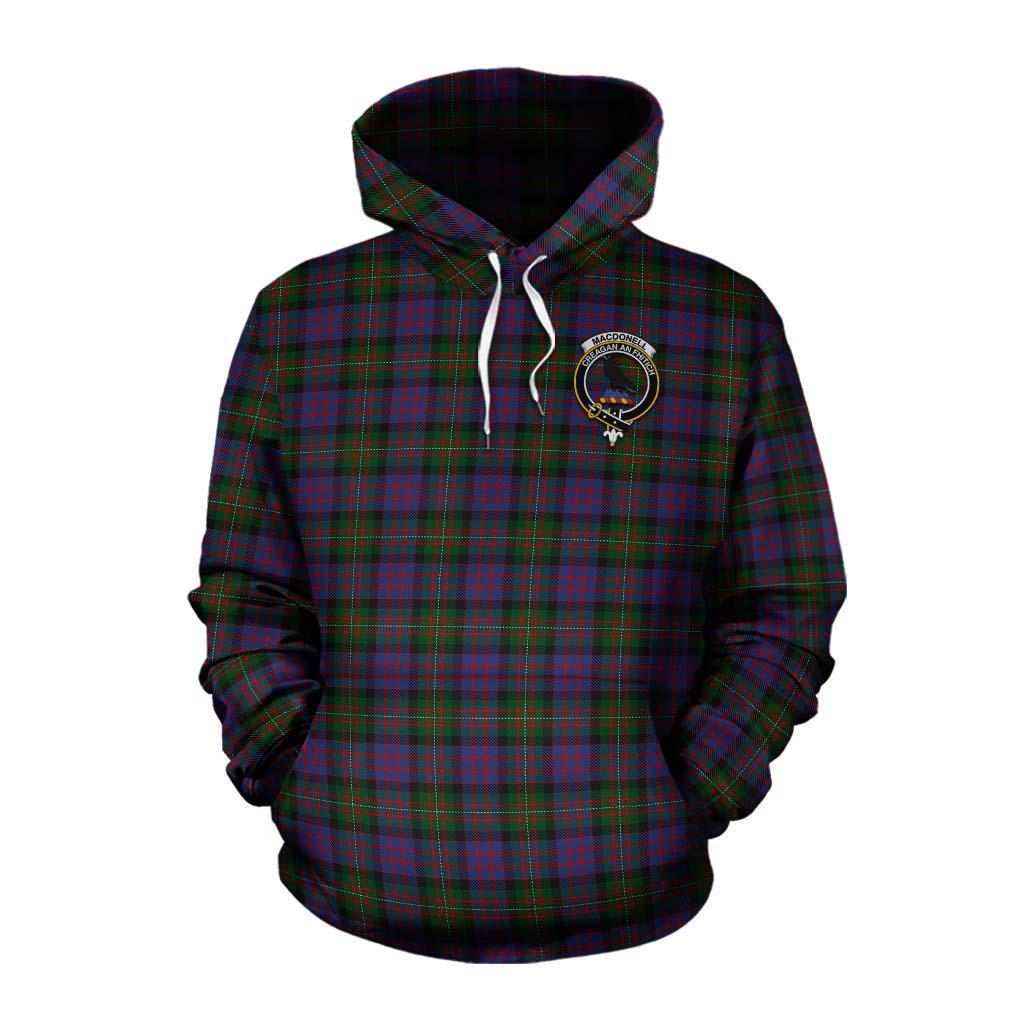 MacDonell (McDonell) Tartan Cotton Hoodie with Family Crest Celtic Skull Style Pullover Hoodie XS - Tartan Vibes Clothing