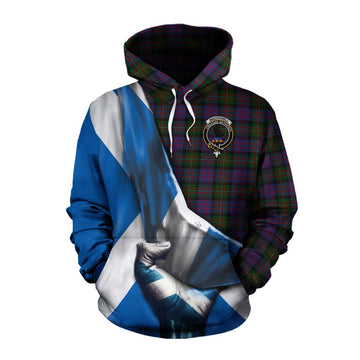 MacDonell (McDonell) Tartan Cotton Hoodie with Family Crest Scotland Patriotic Style Pullover Hoodie XS - Tartan Vibes Clothing
