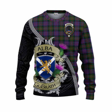 MacDonell (McDonell) Tartan Family Crest Knitted Sweater Lion Rampant Royal Thistle Shield Celtic Inspired Unisex - Tartan Vibes Clothing