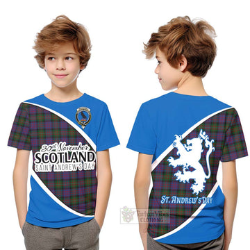 MacDonell (McDonell) Family Crest Tartan Kid T-Shirt Celebrate Saint Andrew's Day in Style Youth XL Size14 - Tartan Vibes Clothing