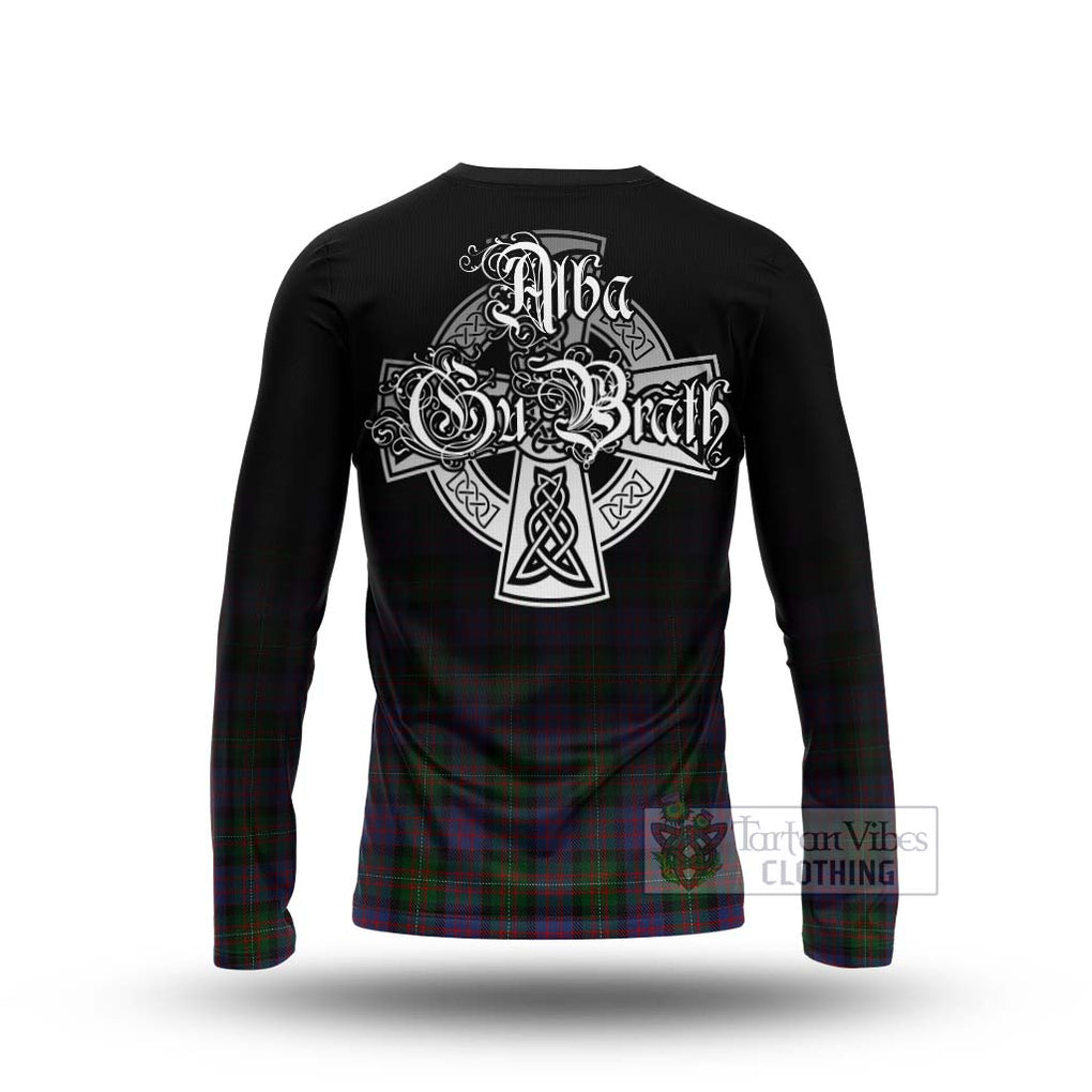 MacDonell (McDonell) Tartan Long Sleeve T-Shirt Featuring Alba Gu Brath Family Crest Celtic Inspired - Tartan Vibes Clothing