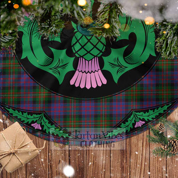 MacDonell (McDonell) Tartan Christmas Tree Skirt Scottish Thistle Style - Tartan Vibes Clothing