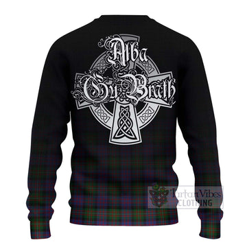 MacDonell (McDonell) Tartan Ugly Sweater Featuring Alba Gu Brath Family Crest Celtic Inspired - Tartan Vibes Clothing